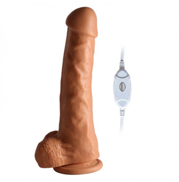 JEUSN - Electric Desire Version Vibrating Dildo (USB Power Supply - L:20cm - D:3.8cm)